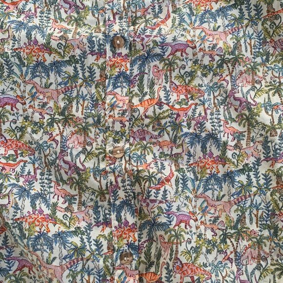 Olivier London Rad Dino Print Ruffled Sleeved Romper 11-12 - Picture 5 of 6